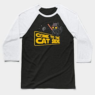 Come to the cat side - funny kitty Baseball T-Shirt